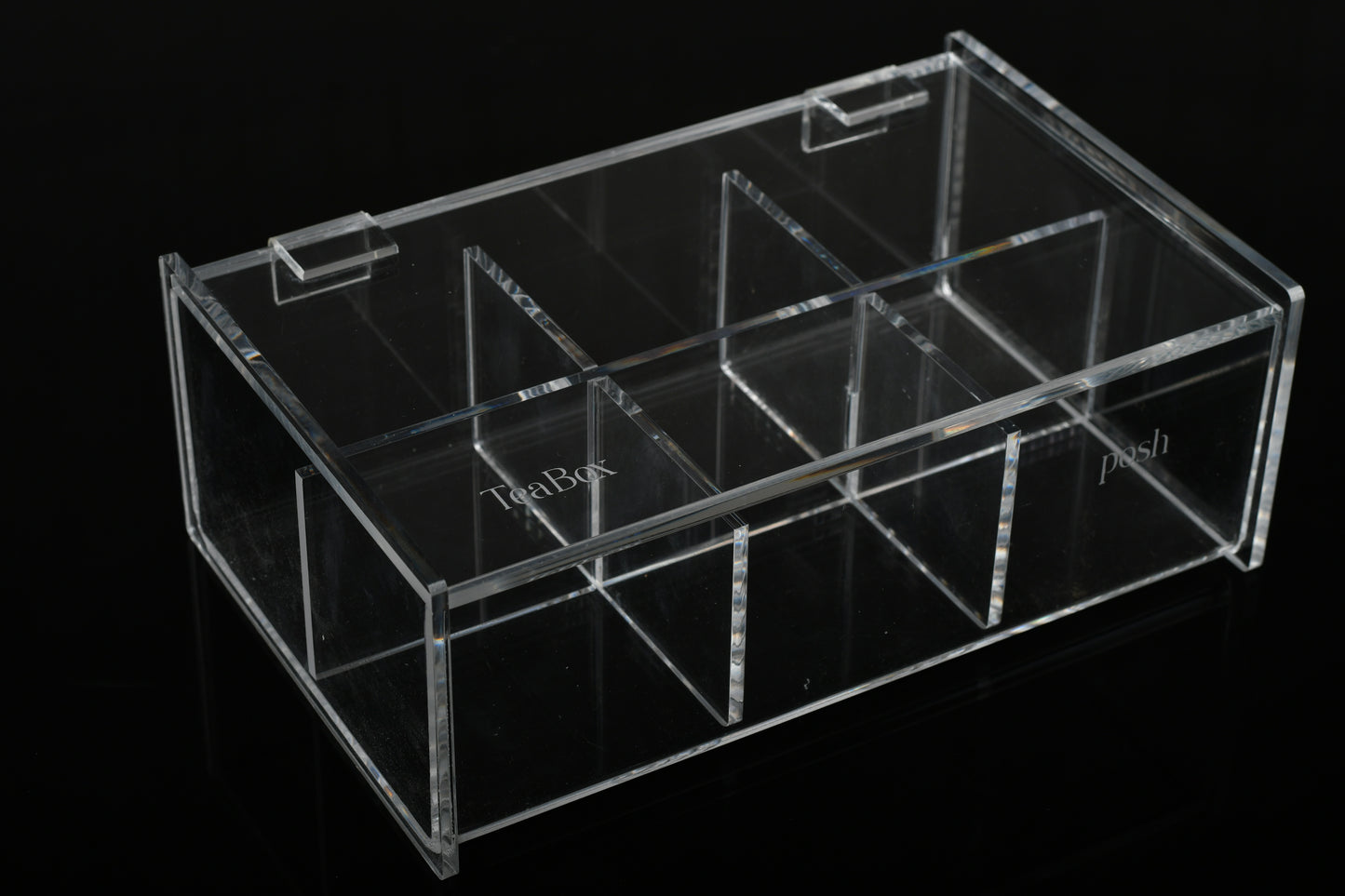 Transparent tea box