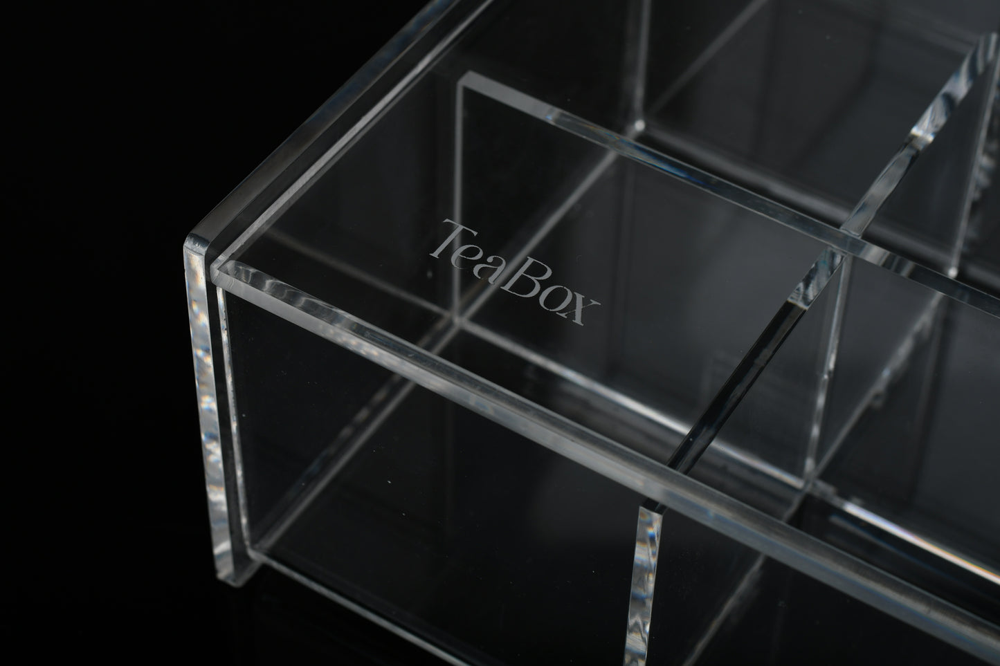 Transparent tea box