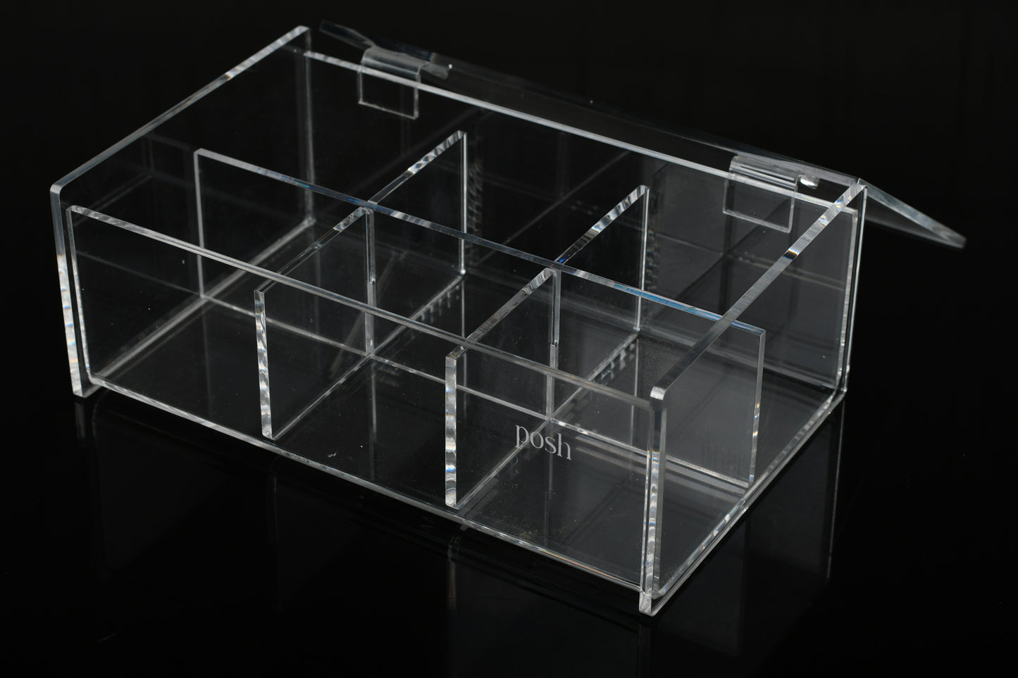 Transparent tea box