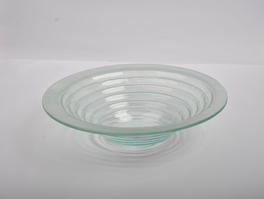 Round serving bowl