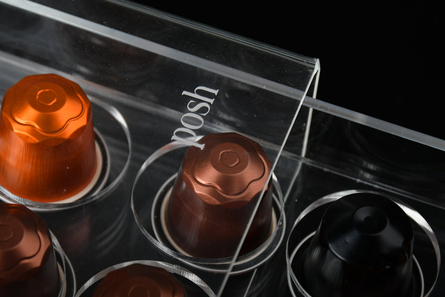 Transparent capsules Drawer