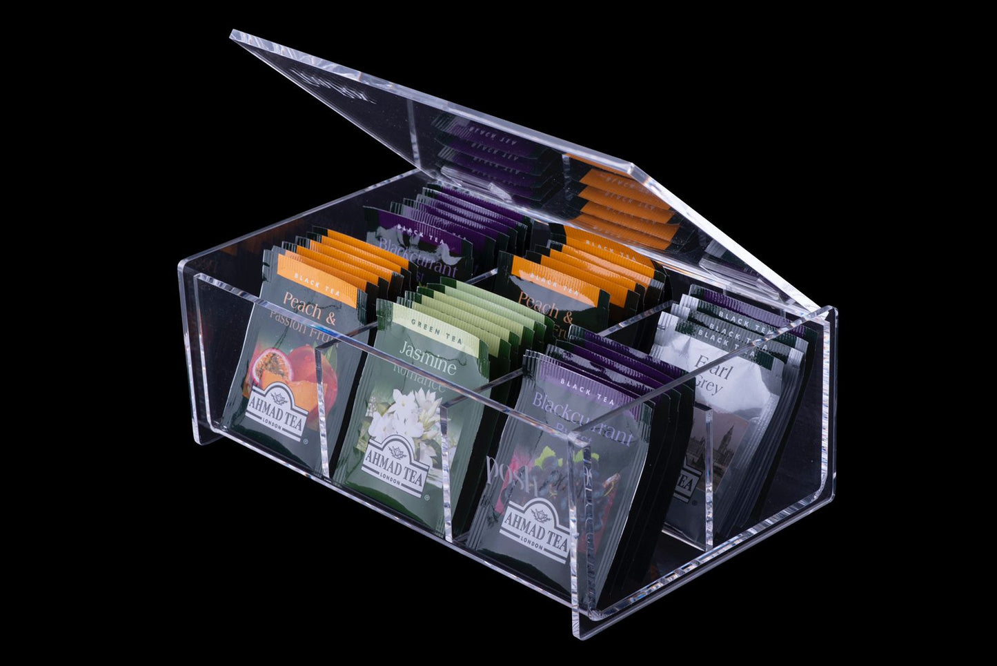 Transparent tea box