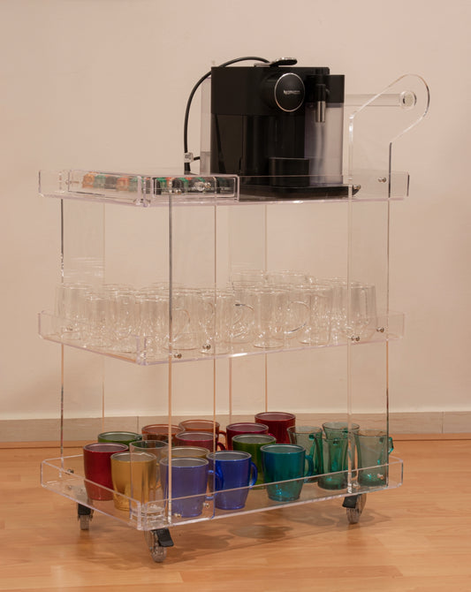 Transparent Tea Trolley