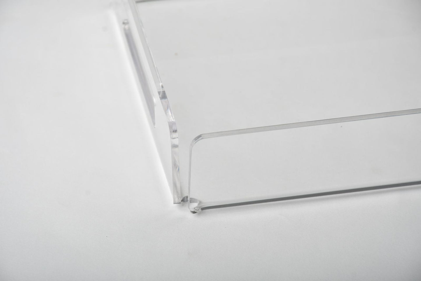 small transparent tray