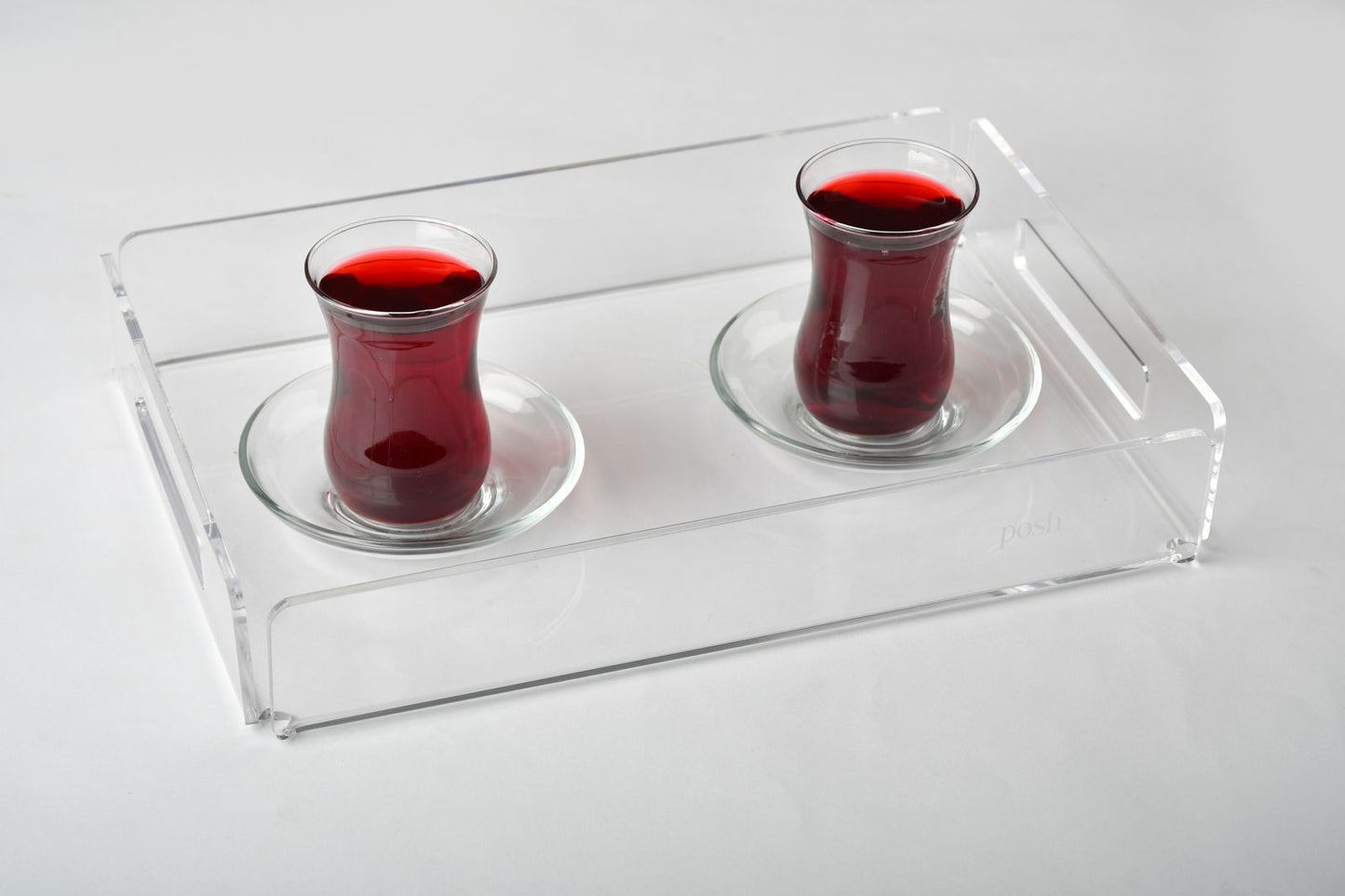 small transparent tray